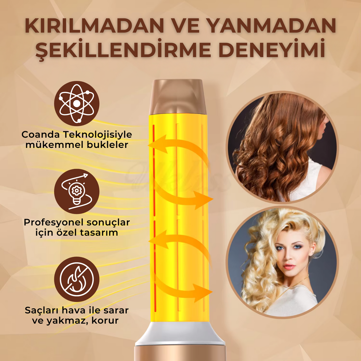 Driwn 5 in 1 Airstyler Saç Şekillendirici