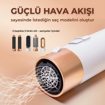 Driwn 5 in 1 Airstyler Saç Şekillendirici