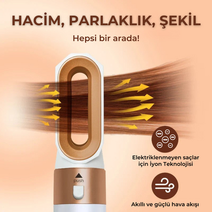 Driwn 5 in 1 Airstyler Saç Şekillendirici